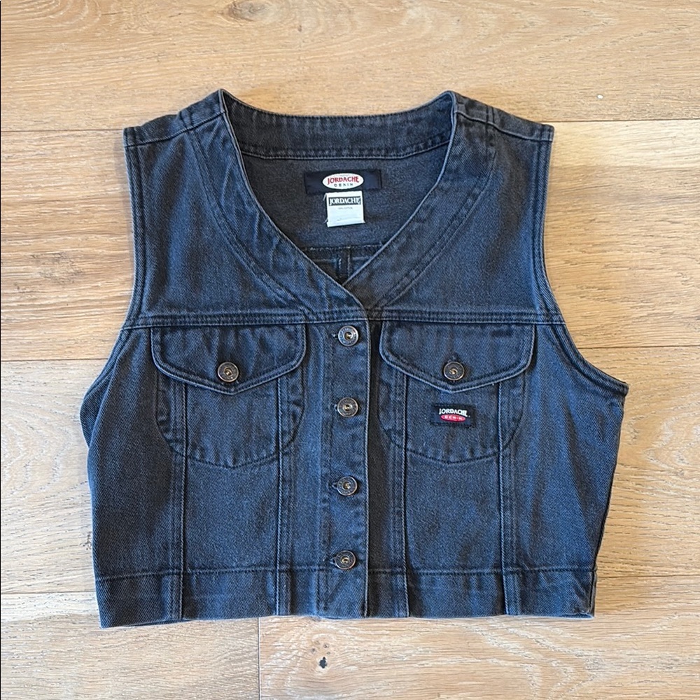 Vintage Denim Vest size Medium